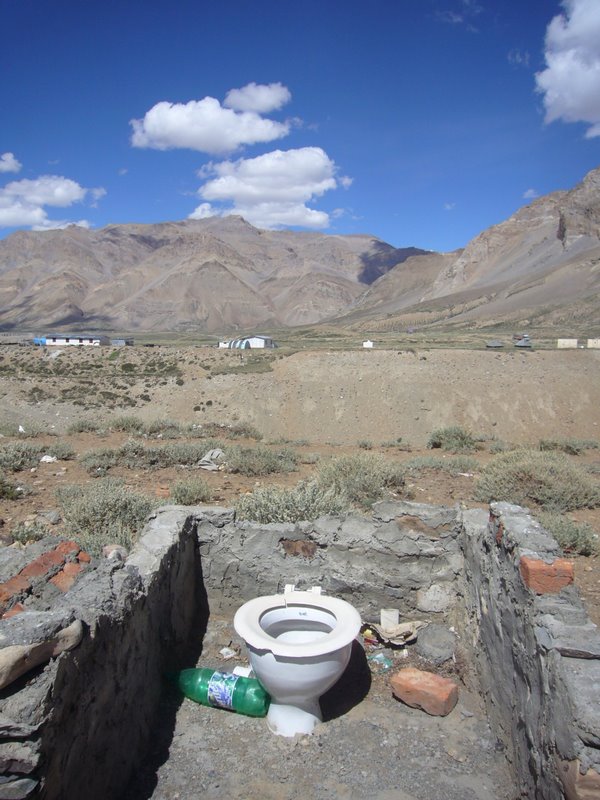 ablutions al fresco.